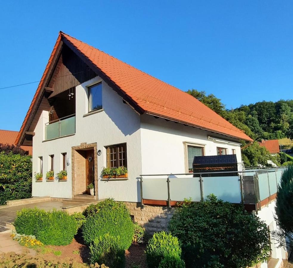 Ferienwohnung Am Rennsteig Bei Eisenach - Ilona Schmidt Wolfsburg-Unkeroda Εξωτερικό φωτογραφία