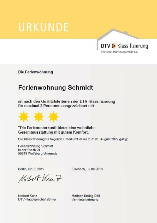 Ferienwohnung Am Rennsteig Bei Eisenach - Ilona Schmidt Wolfsburg-Unkeroda Εξωτερικό φωτογραφία